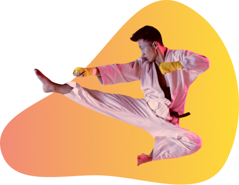 Man doing taekwondo Kick || Taekwondo classes